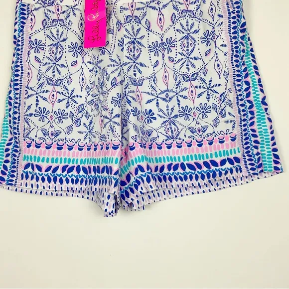 NWT Lilly Pulitzer 5” Neilah Short Resort White Time To Shine Engineered