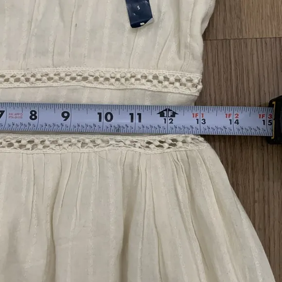 NWT Lucky Brand Eyelet Maxi dress. Size Small