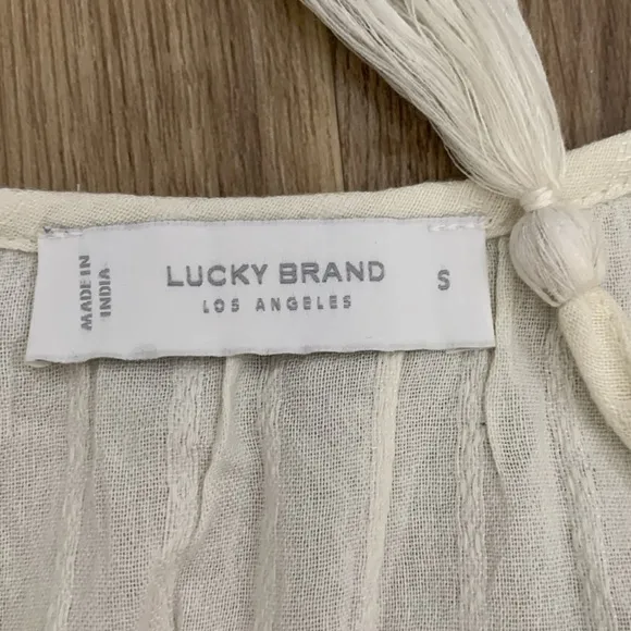 NWT Lucky Brand Eyelet Maxi dress. Size Small