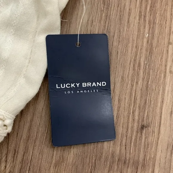 NWT Lucky Brand Eyelet Maxi dress. Size Small