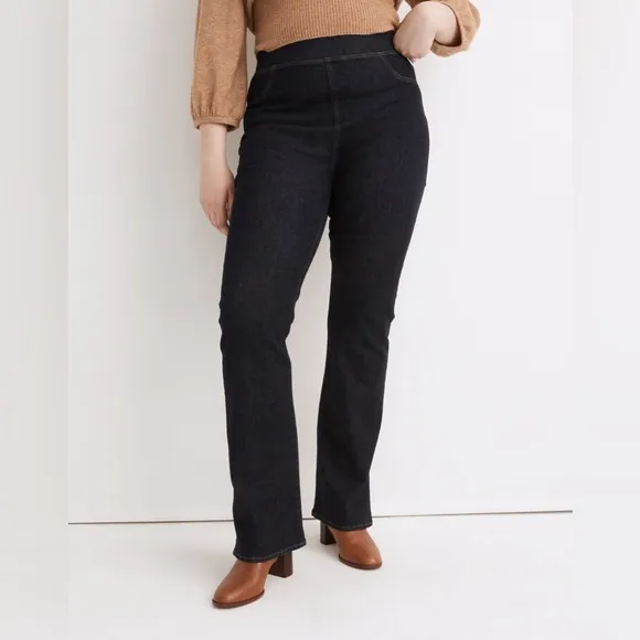 NWT Madewell Pull-On Skinny Flare Jeans Havenley Wash NG608 Size 32