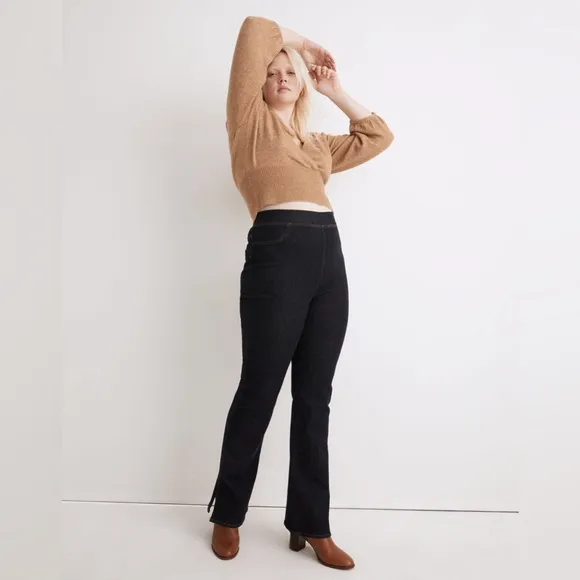 NWT Madewell Pull-On Skinny Flare Jeans Havenley Wash NG608 Size 32
