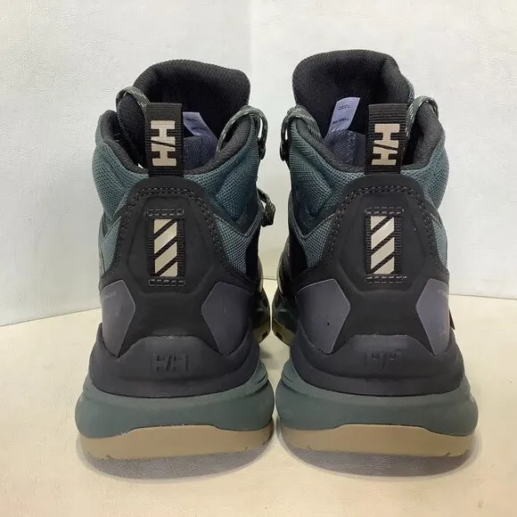 NWT Men's Helly Hansen Traverse HT Waterproof Hiking Boots Size 7.5 Green/Gray