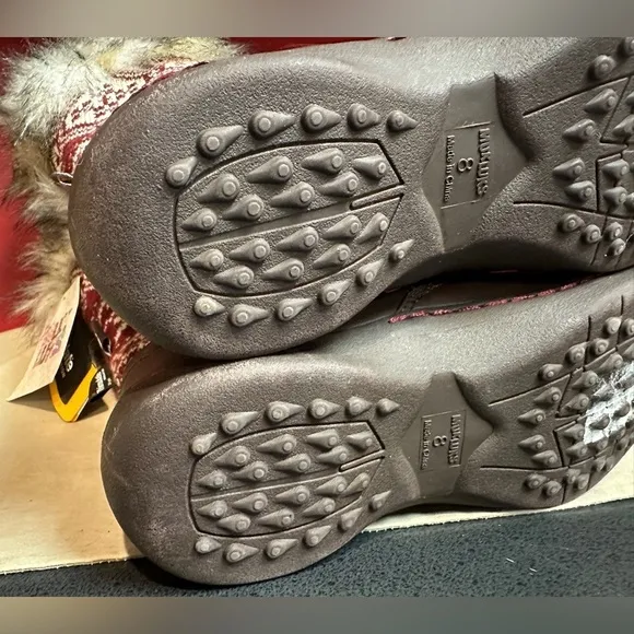 NWT Muk Luks Winter Snow Boots Women’s Sz 8 Insulated Water Resistant Brown