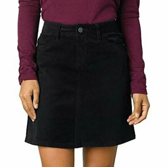 NWT PrAna Trista Courderoy/ Organic Cotton Skirt, Size 2