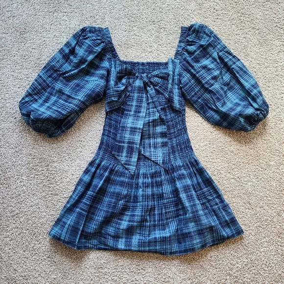 NWT Ramy Brook Caroline Tie Front Mini Dress Size XS