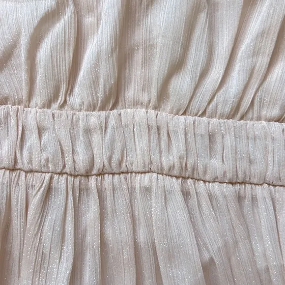 NWT Sandro Paris Women’s Cream Tiered Long Sleeve Maxi Dress Size 4