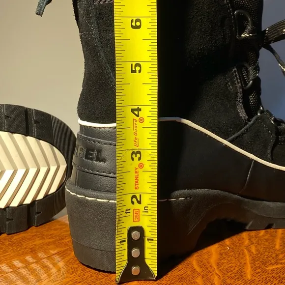 NWT Sz 7 Sorel Women’s Waterproof Suede Boots Tivoli III Faux Fur Impermiable 3