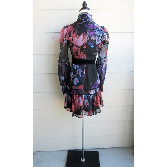 NWT Ted Baker Gretah Ladder Trim Insert Mini Dress S Small