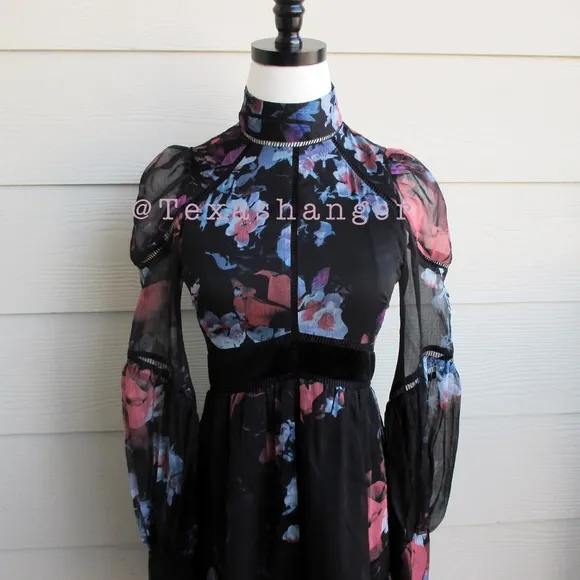 NWT Ted Baker Gretah Ladder Trim Insert Mini Dress S Small