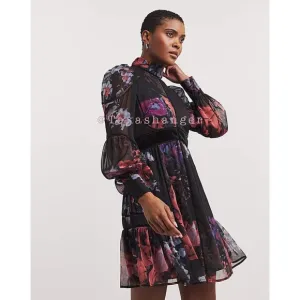 NWT Ted Baker Gretah Ladder Trim Insert Mini Dress S Small