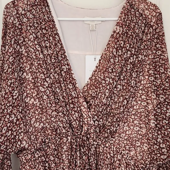 NWT TED BAKER Vallyy Draped Midi With Batwing Sleeve Size 4-6
