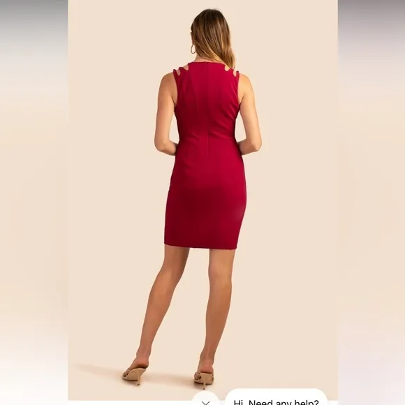 NWT Trina Turk Alka Red Dress Size 8