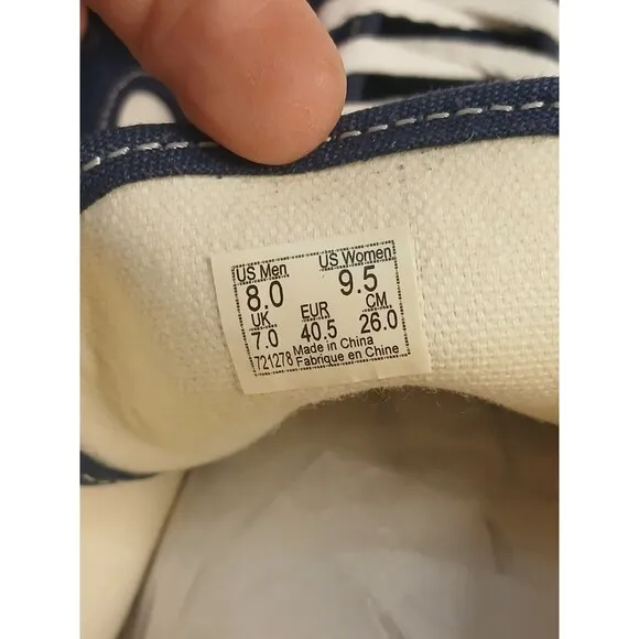 NWT VANS Mens 8 Women 9.5 Sarah Andelman OG Style 24 Nt Sindiso Dress Blues Rare