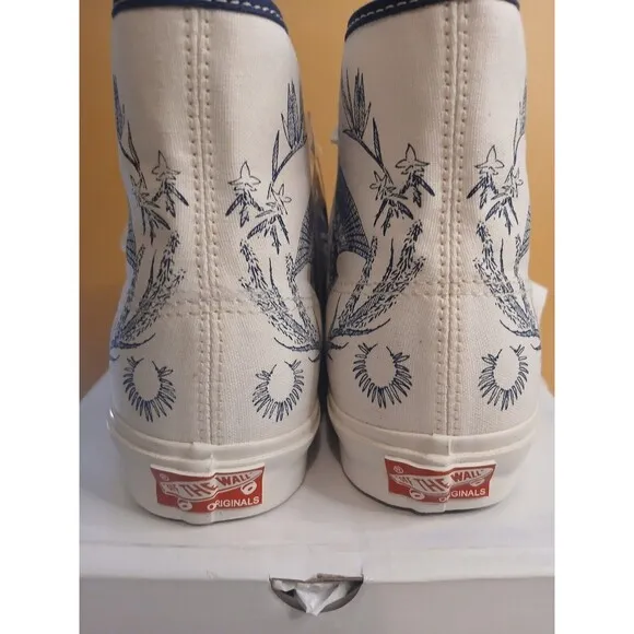 NWT VANS Mens 8 Women 9.5 Sarah Andelman OG Style 24 Nt Sindiso Dress Blues Rare