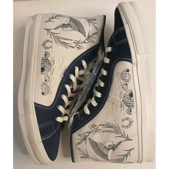 NWT VANS Mens 8 Women 9.5 Sarah Andelman OG Style 24 Nt Sindiso Dress Blues Rare