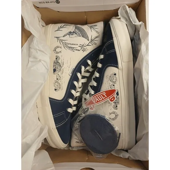 NWT VANS Mens 8 Women 9.5 Sarah Andelman OG Style 24 Nt Sindiso Dress Blues Rare