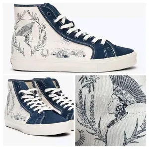 NWT VANS Mens 8 Women 9.5 Sarah Andelman OG Style 24 Nt Sindiso Dress Blues Rare
