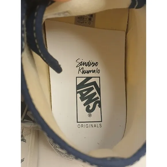 NWT VANS Mens 8 Women 9.5 Sarah Andelman OG Style 24 Nt Sindiso Dress Blues Rare