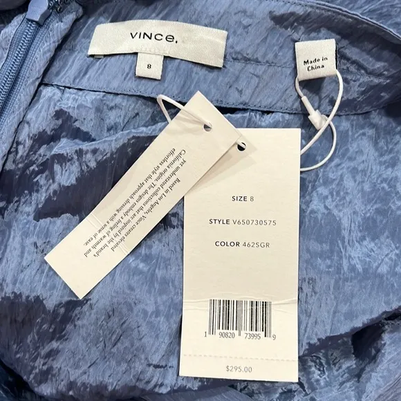 NWT Vince Textured Drape Skirt Size 8