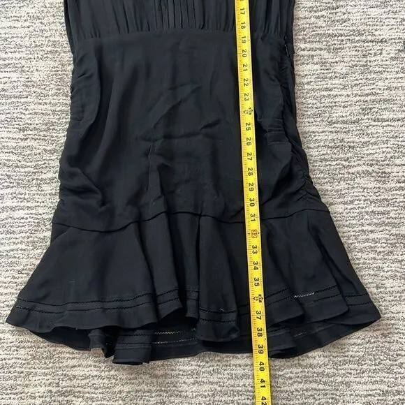 NWT Veronica Beard Jasper Lattice Border Dress Black Size 10