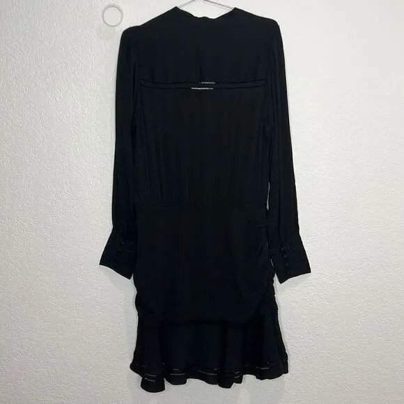 NWT Veronica Beard Jasper Lattice Border Dress Black Size 10
