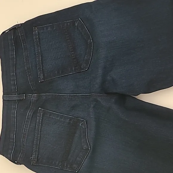 NYDJ Dark Indigo Straight Leg Jeans EUC
