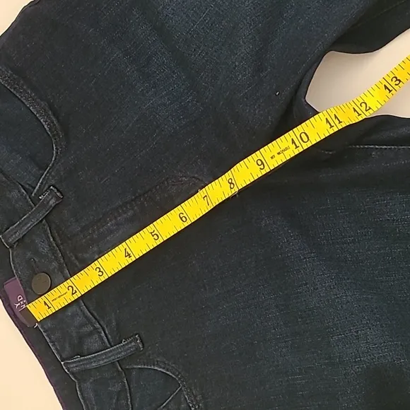 NYDJ Dark Indigo Straight Leg Jeans EUC