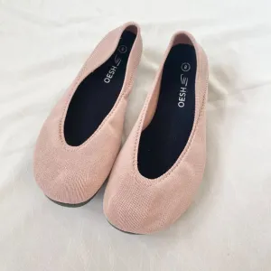OESH Shoes Deam  Ballerina Flat Women's 8 Light Pink Zero Drop