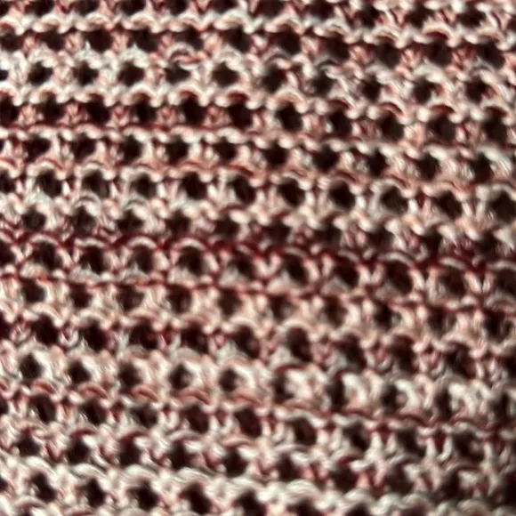 Olive   Oak cold  shoulder sweater. maroon and cream size medium NWT