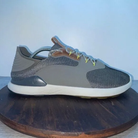 OLUKAI Men's Size 11 Nihoa Li Sneakers Shoes Poi Charcoal Grey Lightweight Mesh