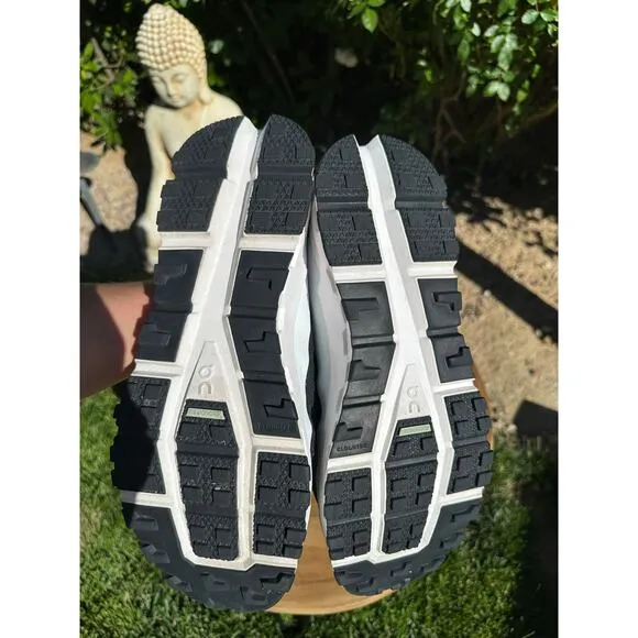 ON CLOUD RUNNING Men’s On Cloudultra Black White Trail Running Size 12.5