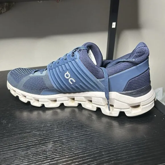 On Cloudswift Mens Size 12 Blue Running Shoes Sneakers