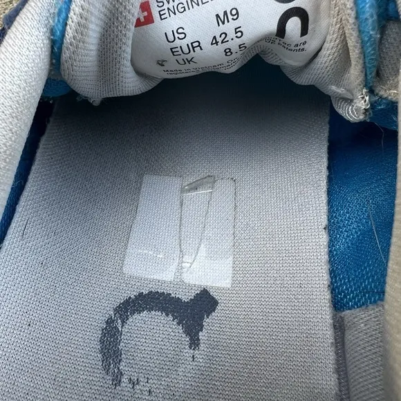 ON Men's Cloud Malibu/Denim Cloudtec Running Shoes Size M 9.5