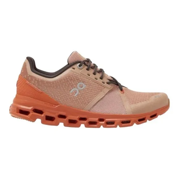 On Running Cloudstratus Women's‎ Running Shoes Rosebrown/Flare US 5 W