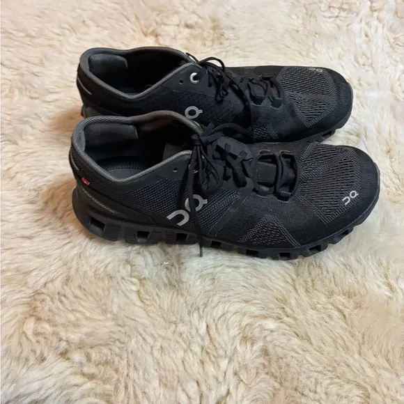 On Running Ripstop Black Athletic Shoes