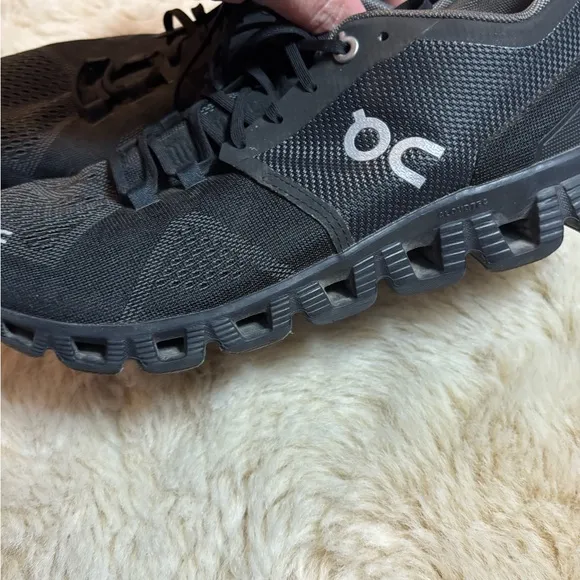 On Running Ripstop Black Athletic Shoes