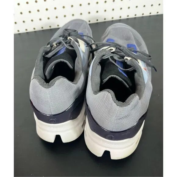 On Running Cloudstratus Grey Navy Blue Running Shoes size 14