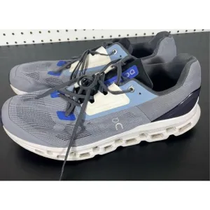 On Running Cloudstratus Grey Navy Blue Running Shoes size 14