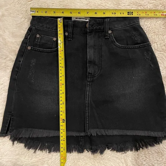 One Teaspoon Fox Jean Skirt