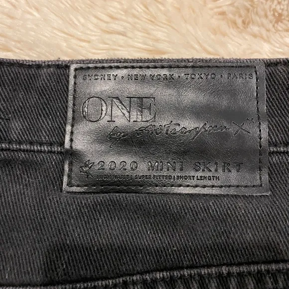 One Teaspoon Fox Jean Skirt