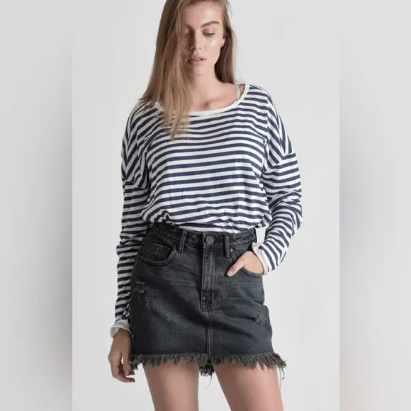 One Teaspoon Fox Jean Skirt