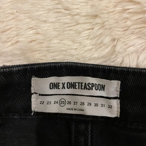 One Teaspoon Fox Jean Skirt