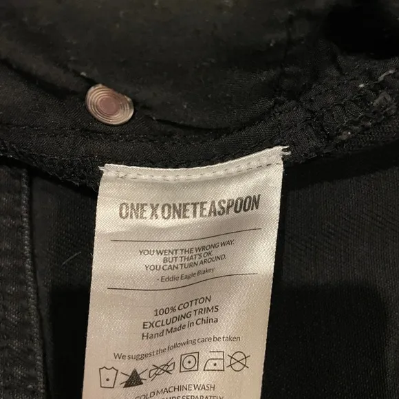 One Teaspoon Fox Jean Skirt