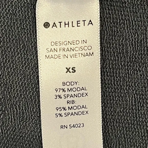 Open Front Cardigan Lightweight Sweater Athleta by Lululemon Gray Siz Xtra Small
