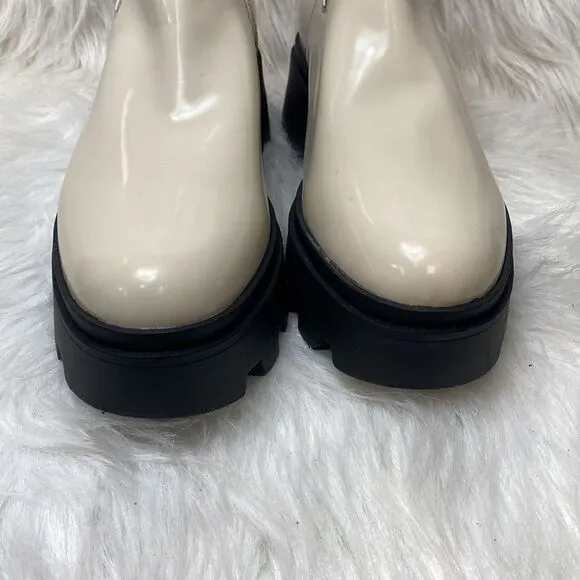 OPEN EDIT Women's Iris Lug Chelsea Platform Ankle Boots