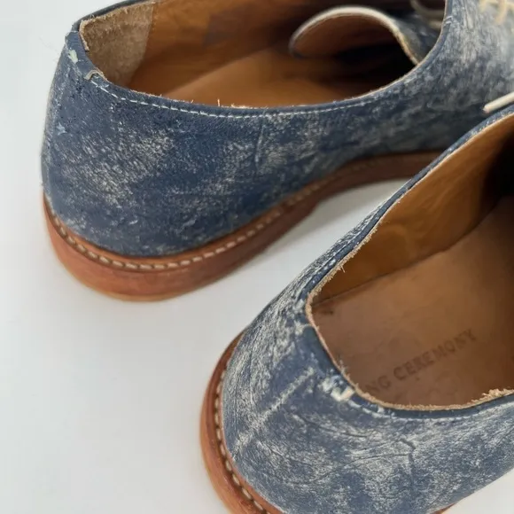 Opening Ceremony Iven RARE Distressed Leather Oxfords