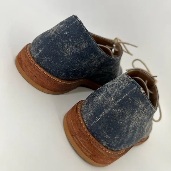 Opening Ceremony Iven RARE Distressed Leather Oxfords