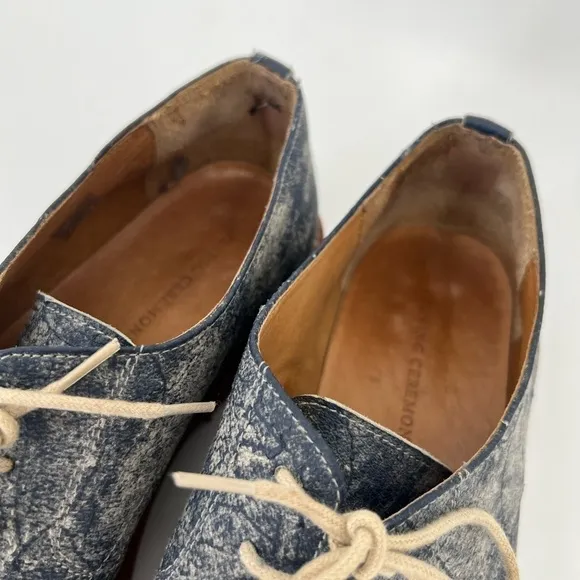 Opening Ceremony Iven RARE Distressed Leather Oxfords