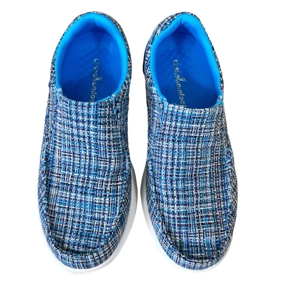 OrthoComfoot Orthotic Slip On Plantar Fasciitis Loafer w/Arch Support
